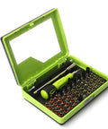 Awesome 53 In 1 Precision Screwdriver Set With Insulated Handles And Torx Hex Bits For iPhone Repair Made From Durable Chrome Vanadium Steel Plus Ergonomic Non Slip Design, open case