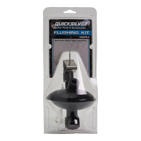 Gear Case Flushing Kit For Mercury Outboards And MerCruiser Drives in packaging, essential for saltwater corrosion protection.