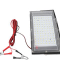 Yechiry Flood Light Board for Camping and Emergencies, 100W, LED with alligator clips and wires for outdoor use.
