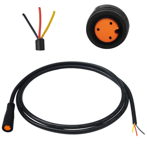 Waterproof Ebike Extension Cable 2Pin 3Pin 4Pin 5Pin 6Pin 120cm Length With Male And Female Connectors DIY Plug And Play Wiring Kit For Throttle Motor Brakes Lights Display And Ebrake