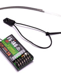 6 Channel RC Receiver With Dual Antennas PPM Output And IBus Port AFHDS2A 2.4GHz Bidirectional Link shown with FS-IA6 label