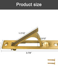 Sleek Hidden Edge Pull For Smooth Sliding Pocket Doors Killer Gold Finish Hardware Top Notch Build Quality No Sweat Installation That Gives Your Walls A Clean Modern Look Without All The Fuss with dimensions shown.