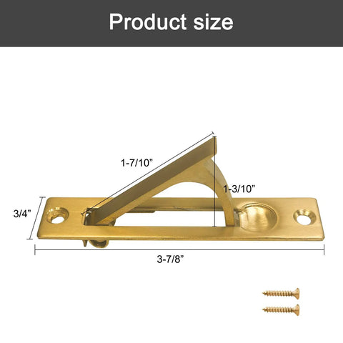 Sleek Hidden Edge Pull For Smooth Sliding Pocket Doors Killer Gold Finish Hardware Top Notch Build Quality No Sweat Installation That Gives Your Walls A Clean Modern Look Without All The Fuss with dimensions shown.