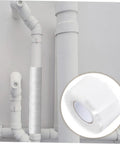 Heavy Duty Hose Repair Tape Wide Sealing Tape for Quick Leak Fixes and Plumbing Pipe Leaks applied on white pipes