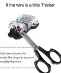 12 Pack Low Voltage Wire Splice Connectors, Quick Solderless T Tap 1 Pin Connectors for 20-24 AWG Automotive