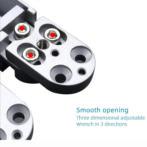 Close-up of 40Kg Adjustable Wood Door Hidden Hinges With 180 Degree Open Capability Silent Soft Close Hydraulic Buffer
