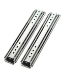 Top Shelf Heavy Duty Drawer Slides, 500 Pound Load Rating, Full Extension Ball Bearing Cabinet Runners, 68 Inch steel rails.