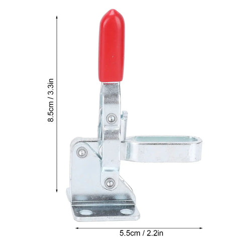 Heavy Duty Toggle Clamp With Arrow Storage Case, 50kg Holding Capacity, iron and plastic welding fixture clamp, 5.5 x 8.5cm
