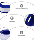 Close-up of 30 Pieces PTFE Thread Seal Tape DIY Leak Repair High Density Plumbing Fittings with features: lightweight, unique shape.