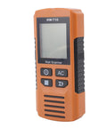 5 in 1 Wall Scanner Stud Finder with Advanced LCD Screen Five Measuring, orange handheld device side view.