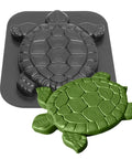 Turtle Shape Concrete Stepping Stone Molds For DIY Garden Paths And Patios Reusable Cement Molds showing turtle design