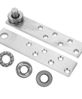 Heavy Duty Stainless Steel Hidden Pivot Door Hinge With 360 Degree Rotation For Concealed Wood Doors And Secret Cabinets And Bookshelves