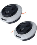 2 Pack C26-2 Dual Line Trimmer Head Replacement 4002 710 2169 for Compatible Gas String Trimmers Auto Cut 0.095 Inch Line with Tap To Ground Adjustment and Easy Install