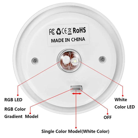 Base switches of Color Changing Mosaic Solar Powered Glass Globe Light For Garden Patio Yard Outdoor Indoor Decor Waterproof