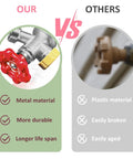 Outdoor Faucet Repair Kit With Anti Siphon Frostproof Valve And Vacuum Breaker For VACVBKX1B metal vs plastic comparison