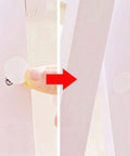 Applying Self-Adhesive Screw Hole Stickers 15mm White, 96 Count Per Sheet, Dustproof Caps To Hide Screws On Furniture And Shelves