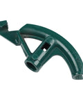 Heavy Duty Manual Pipe Bender Tool Crafted From Durable Carbon Steel For Perfectly Bending Copper Aluminum And Steel Tubes In 1 Inch Size, angled view of the bender head.