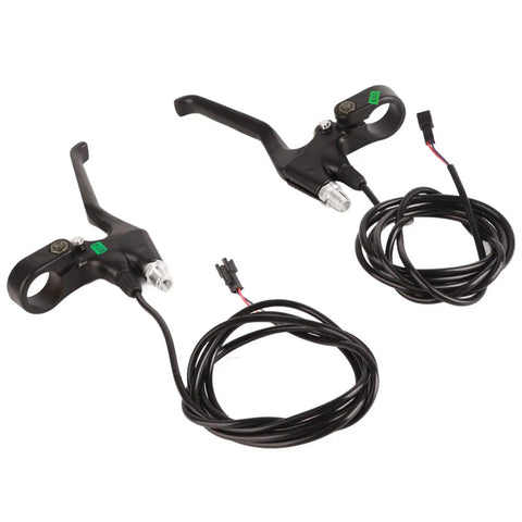Aluminum Bicycle Brake Lever Set Left And Right For 22.5mm Handlebars Wired Cables Compatible With Mountain And Road Bikes Durable Alloy Levers 1 Pair
