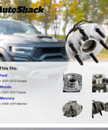 Front Wheel Bearing Hub Assembly Repair Kit Left or Right Replacement for Ford Escape 2001 to 2012, Mercury Mariner, Mazda Tribute