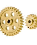 Brass 32T Spur Gear And 15T Pinion Transmission Conversion Kit For Losi 1X24 Micro B And 1X28 Micro T RC Crawlers Upgrades