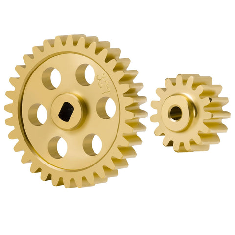 Brass RC Transmission Main Gear With 15T And 32T Motor Pinions Upgrade Kit For Losi 1/24 Micro B Micro T 2WD RC Car