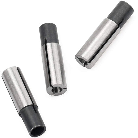 Pro Grade High Carbon Steel Collet Die Grinder Chuck Driver Adapter 1 Quarter To 1 Eighth Inch CNC Engraving Bit Router Converter