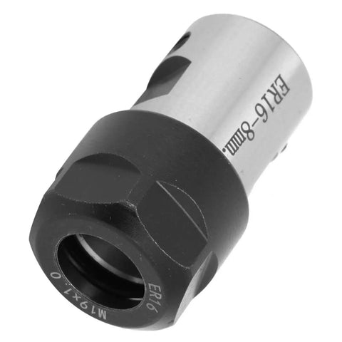 Heavy Duty ER16 Collet Chuck Holder For Milling Spindle Motor Shaft 8mm Rock Solid Collet Block with Tight Clamp angle view