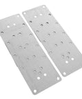 Heavy Duty Sofa Leg Mounting Brackets 10 Pack Furniture Hardware Plates 12 Millimeter Thick steel brackets with holes for installation.