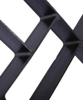 Close-up of a black DIY Rectangular Pavement Mold For Concrete Paths And Stepping Stones Reusable Patio Garden Walkway Mould For Courtyard