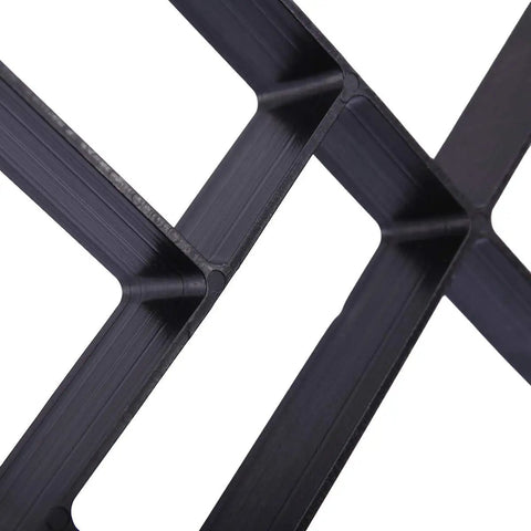 Close-up of a black DIY Rectangular Pavement Mold For Concrete Paths And Stepping Stones Reusable Patio Garden Walkway Mould For Courtyard