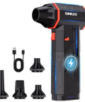 F5S 180000 RPM Cordless Air Duster With Brushless Motor shown with accessories and USB cable