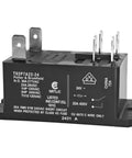 Heavy Duty 24V AC Power Relay Pack of 2 DPST Normally Open Contact Form 2 Form A 30 Amp General Purpose Relay for Industrial Automation