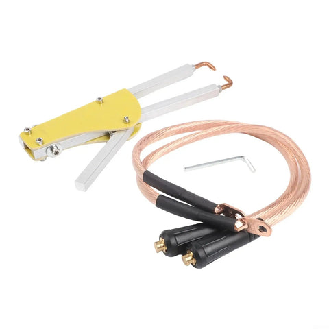 Compact Spot Weld Pliers For DIY Metal Repair, Adjustable Pressure Butt Welding Tongs With Quick Connect, 123mm Length set