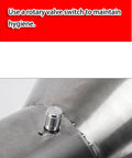 Articulated Fume Extractor Arm That Bends Wherever You Need It Sucks Up Welding Smoke Like A Champ features a rotary valve for hygiene.