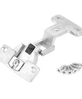 270 Degree Zinc Alloy Cabinet Door Hinge With Folding Design, Heavy Duty 8kg Capacity, Rust Resistant Plated Finish, Non Removable 1 Piece Hinge