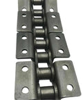 Premium 1.5M Drive Roller Chain With Double Wings For Heavy Duty Conveyor And Machine Transmission, close-up of 08B size link