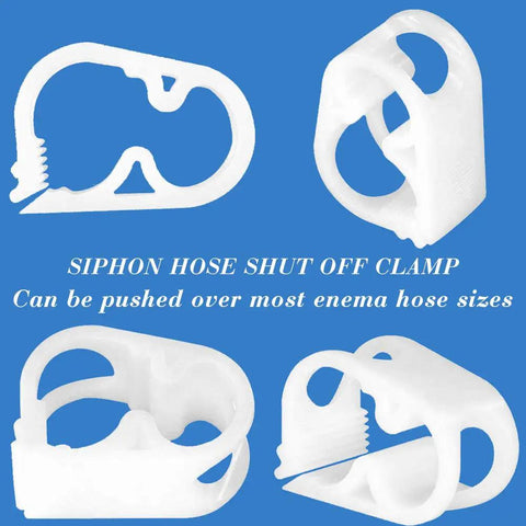 Premium Plastic Tube Clamps For 1/4 To 1/2 Inch Tubing, Adjustable Flow Control Hose Clip, POM Material, Pack Of 2