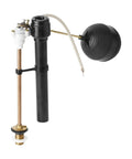 Dope Brass Float Valve Kit For Toilets Replacement Part, Easy Install, black float, durable brass arm, toilet fill valve assembly