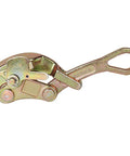 Heavy Duty Cable Grip And Steel Wire Puller Featuring Rock Solid Carbon Steel Jaw For Absolute Cable Tensioner Control and Multifunctional Rope Tightening Tool; close-up view of carbon steel jaw.