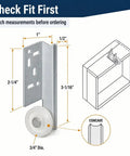 Heavy Duty Center Roller Assembly For Hella Smooth Drawer Glide Two Pack Nylon Wheel C Style Track Replacement With Zero Hassle Mounting Hardware Solid Steel Build with measurements and concave design.