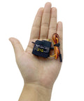 Beefy 21G Micro Servo With 25T Arm Digital Full Metal Gear 360 Degree Rotation held in hand for size comparison