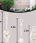Universal Roller Shade Hardware Kit for Exterior Sun Shades Replacement End Cap Bungee Parts 2 Pack sizes