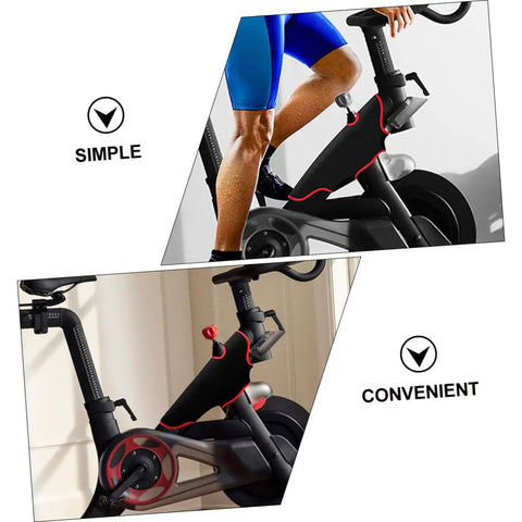 Bike Frame Sweat Guard And Non Slip Wrap Cover For Exercise Bikes Easy Install And Machine Washable Protective Accessory installation view
