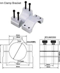 Beefy 300W CNC Brushless Spindle Kit 55mm clamp bracket with specifications for DIY CNC machines