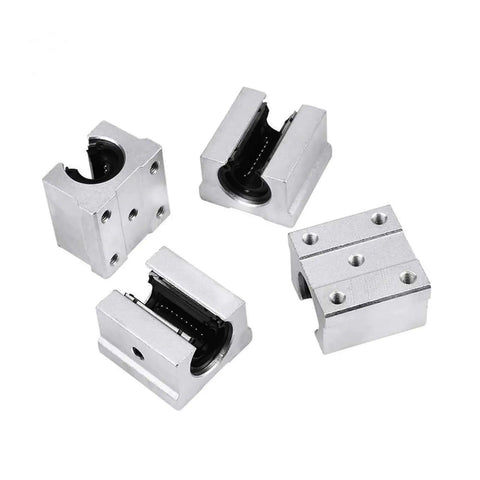 High Precision SBR12 Linear Guide Rail Kit With 600mm Or 800mm Smooth Motion Rails And Four Bearing Blocks For DIY CNC Or Router Builds That Run Like A Dream, four aluminum bearing blocks