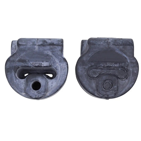 Honda Exhaust Pipe Mount Hanger Bolt On Fits Accord 2008-2024, two rubber mounts, close-up view