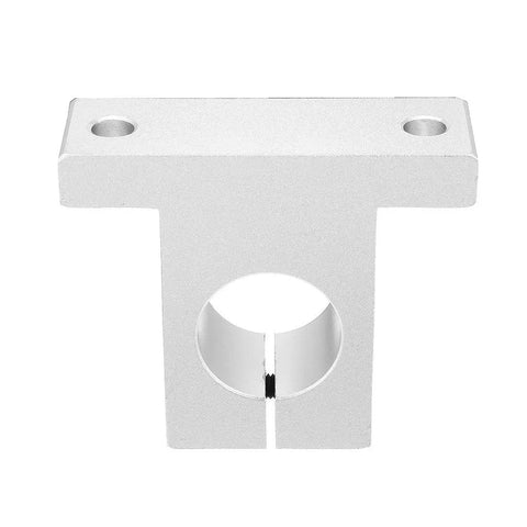 Four Pack SK20 Aluminum Linear Motion Rail Clamping Guide Support For 20mm Shaft Low Friction Corrosion Resistant High Precision Sliding Guide Kit For Multi Axis Machinery, 20mm bore