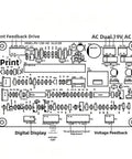 ZX7 315 400 500 Welder Main Control Board Direct Replacement For PK138 A2 Single Tube DC Welder Beefed Up Plug And Play Replacement Circuit Board For Seamless Fit And Reliable Under Load Performance, printed PCB layout