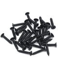 Black screws for Zinc Alloy Modern Black Pull Handle For Wardrobe Cupboard And Drawer Furniture Hardware Pack Of 12