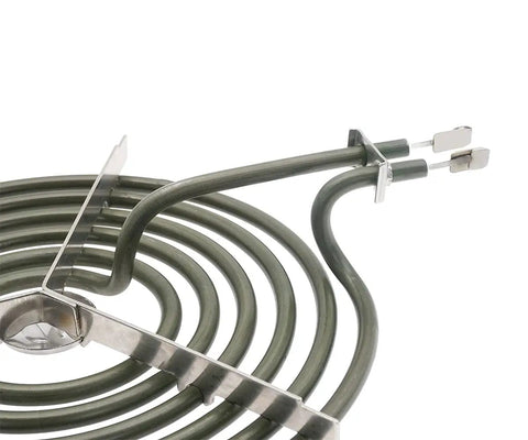 Porcelain Drip Pans And Surface Elements Kit For GE Hotpoint Range Stove Easy Swap In Replacement Includes 6 Inch 1350W Element